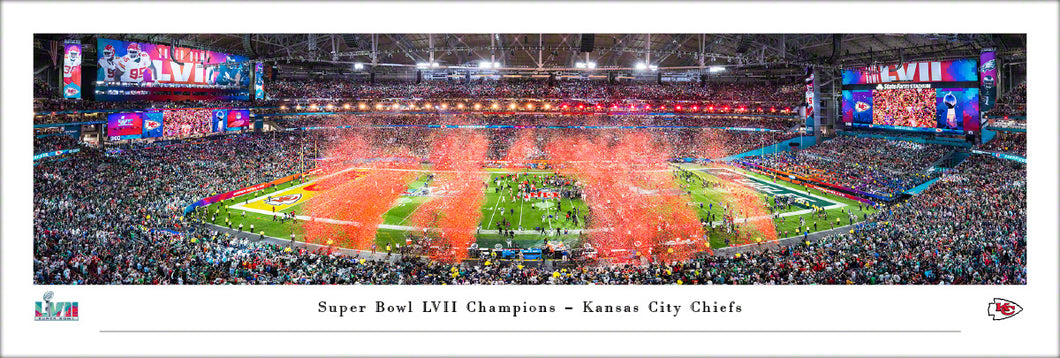 Kansas City Chiefs Super Bowl 57 Champions Panoramic Picture