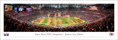 Kansas City Chiefs Super Bowl 58 Champions Panoramic Picture