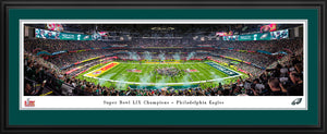 Philadelphia Eagles Super Bowl 59 Champions Panoramic Picture