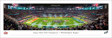 Philadelphia Eagles Super Bowl 59 Champions Panoramic Picture