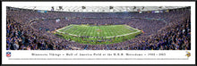 Minnesota Vikings Metrodome Final Game Panoramic Picture