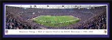 Minnesota Vikings Metrodome Final Game Panoramic Picture