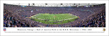Minnesota Vikings Metrodome Final Game Panoramic Picture
