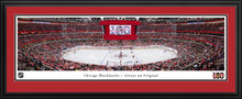 Chicago Blackhawks United Center Centennial Ceremony Opening Face-Off Panoramic Picture