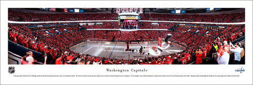 Washington Capitals Capital One Arena Banner Raising Panoramic Picture