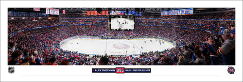 Alex Ovechkin Washington Capitals Breaks the Record Panoramic Picture
