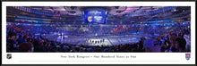 New York Rangers MSG Centennial Season Stick Salute Panoramic Picture