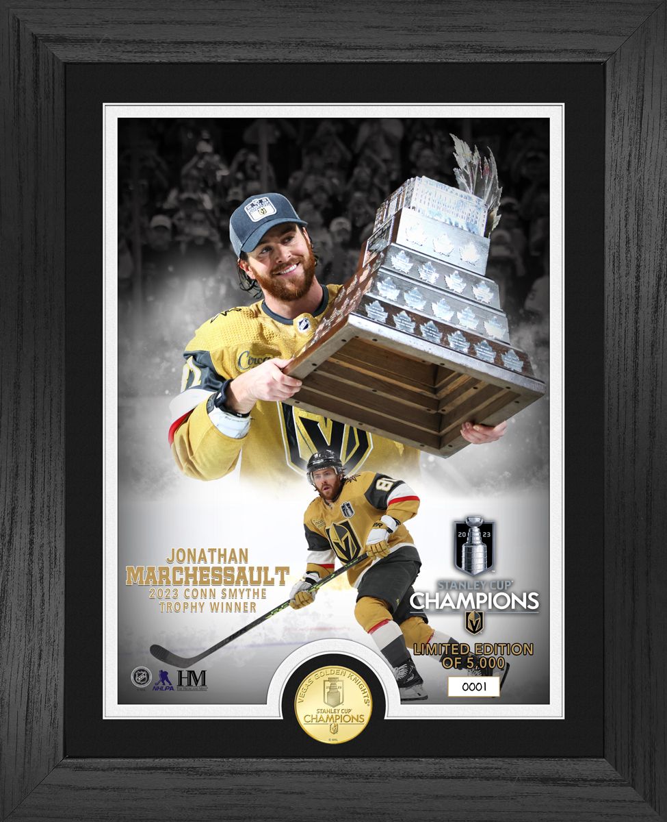 Jonathan Marchessault Vegas Golden Knights Stanley Cup Conn Smythe MVP Trophy Winner Photo Mint