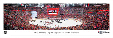 Florida Panthers 2024 Stanley Cup Champions Panoramic Picture