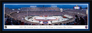 2025 NHL Stadium Series Detroit Red Wings vs Columbus Blue Jackets Panoramic Picture