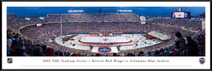 2025 NHL Stadium Series Detroit Red Wings vs Columbus Blue Jackets Panoramic Picture