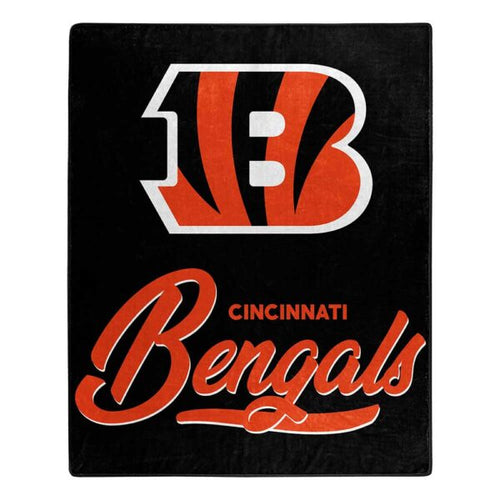 Cincinnati Bengals Plush Throw Blanket -  50