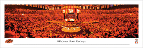 Oklahoma State Cowboys Wrestling Gallagher IBA Arena Panoramic Picture