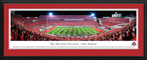 Ohio State Buckeyes Ohio State Buckeyes Marching Band Script Ohio Stadium Panoramic Picture