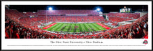 Ohio State Buckeyes Ohio State Buckeyes Marching Band Script Ohio Stadium Panoramic Picture