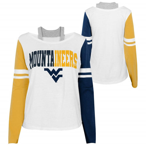 West Virginia Mountaineers Girls 2FER Long Sleeve Shirt