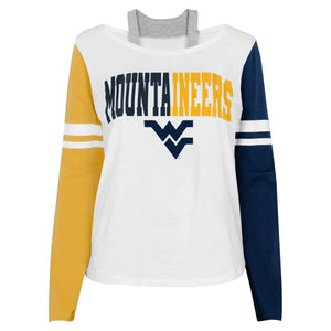 West Virginia Mountaineers Girls 2FER Long Sleeve Shirt