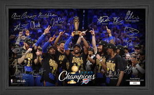 Oklahoma City Thunder 2025 NBA Champions Signature Celebration Frame