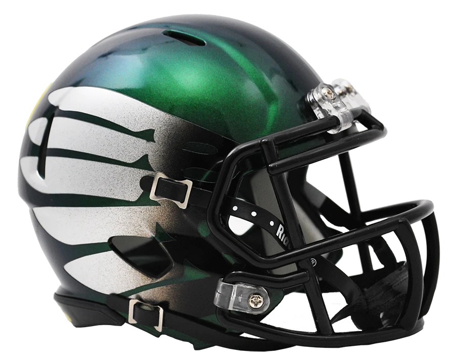 duck football helmet Oregon Ducks Titanium Thunder Alternate Riddell Speed Mini Helmet – Sports Fanz