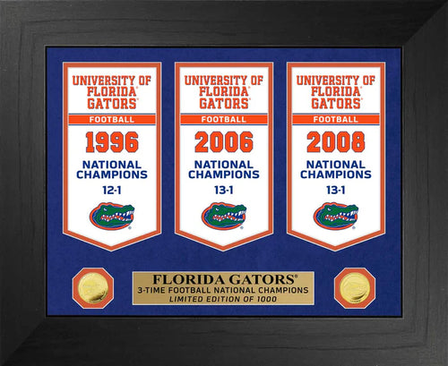 Florida Gators National Champions Deluxe Banner Collection