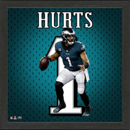Jalen Hurts Philadelphia Eagles Impact Player Jersey Frame