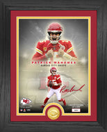 Patrick Mahomes Kansas City Chiefs NFL Legends Bronze Coin Photo Mint