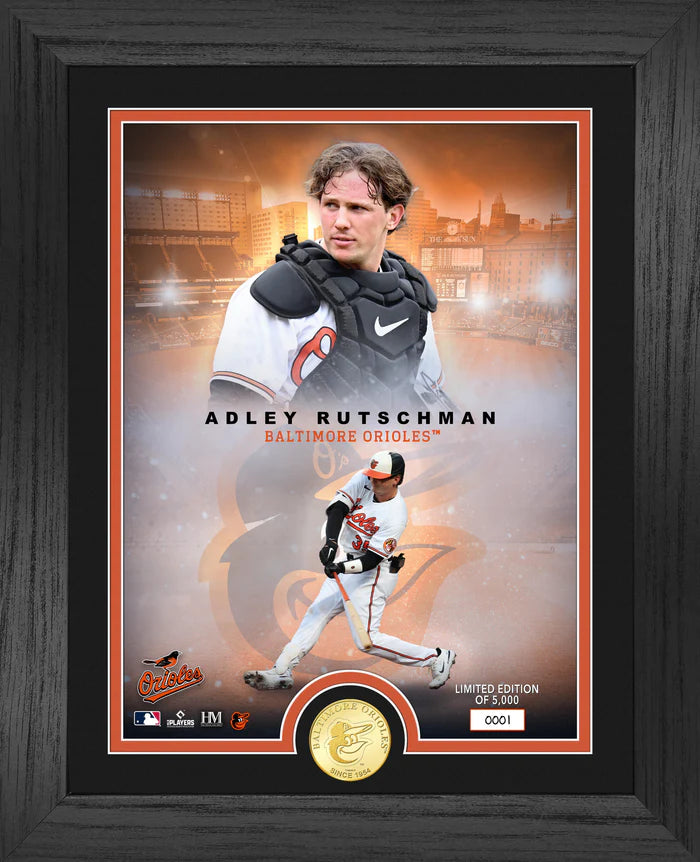 Adley Rutschman Baltimore Orioles Legends Bronze Coin Photo Mint