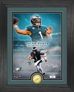 Jalen Hurts Philadelphia Eagles NFL Legends Bronze Coin Photo Mint
