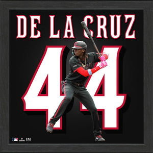 Elly De La Cruz Cincinnati Reds  Impact Jersey Frame