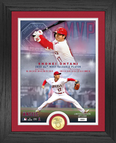 Shohei Ohtani Los Angeles Angels 2023 AL MVP Bronze Coin Photo Mint