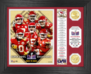 Patrick Mahomes Kansas City Chiefs Super Bowl LVIII Champions Bronze Coin Photo Mint