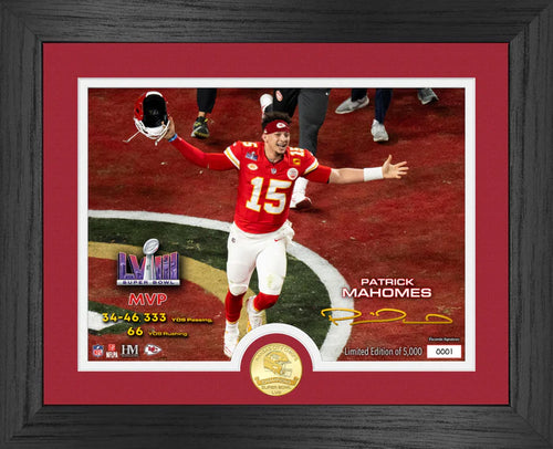 Patrick Mahomes Kansas City Chiefs Super Bowl LVIII MVP Bronze Coin Photo Mint