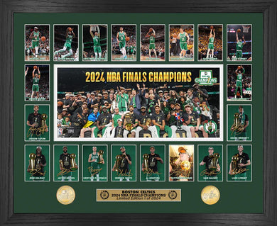 Boston Celtics 2024 NBA Champions Memorable Moments Bronze Coin Photo