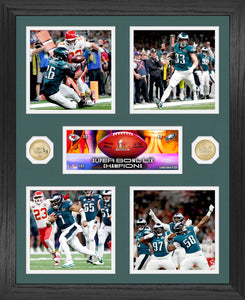 Philadelphia Eagles Super Bowl LIX Champions Memorable Moments Bronze Coin Photo Mint