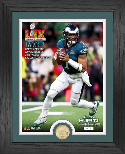 Jalen Hurts Philadelphia Eagles Super Bowl LIX MVP  Bronze Coin Photo Mint