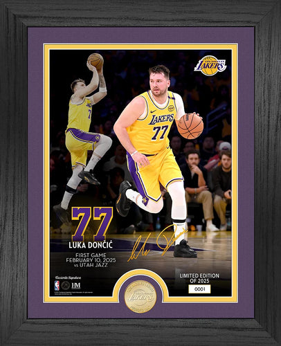 Luka Doncic Los Angeles Lakers Legends Bronze Coin Photo Mint
