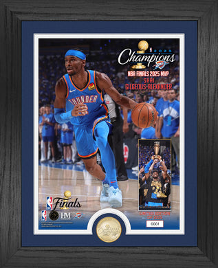 Shai Gilgeous-Alexander Oklahoma City Thunder 2025 NBA Finals Bronze Coin Photo Mint