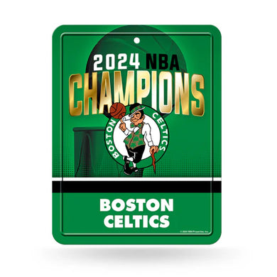 Boston Celtics 2023/24 NBA Champions Metal Parking Sign