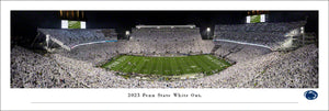 Penn State Nittany Lions White Out Stadium Panoramic Picture