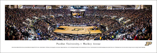 Purdue Boilermakers Basketball Mackey Arena Panoramic Picture