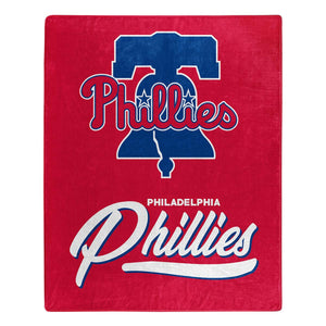 Philadelphia Phillies Plush Throw Blanket -  50"x60"