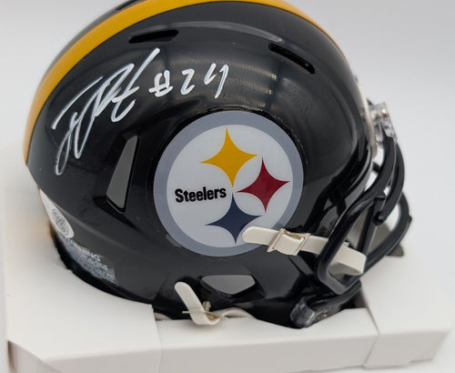 Joey Porter Jr Pittsburgh Steelers Signed Mini Helmet JSA