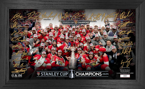 Florida Panthers 2024 Stanley Cup Champions Tradition Signature Frame