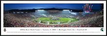 Michigan State Spartans 2014 Rose Bowl Champions Panoramic PIcture
