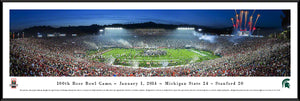Michigan State Spartans 2014 Rose Bowl Champions Panoramic PIcture