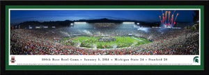 Michigan State Spartans 2014 Rose Bowl Champions Panoramic PIcture