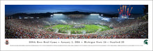 Michigan State Spartans 2014 Rose Bowl Champions Panoramic PIcture