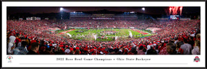 Ohio State Buckeyes 2022 Rose Bowl Champions Panoramic Picture