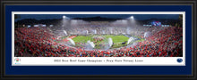 Penn State Nittany Lions 2023 Rose Bowl Champions Panoramic Picture