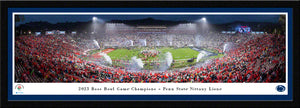 Penn State Nittany Lions 2023 Rose Bowl Champions Panoramic Picture